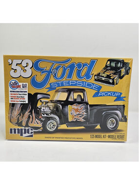 SEALED MPC 1953 Ford Stepside Pickup 1/25 Model Kit Retro Deluxe MPC1007/12